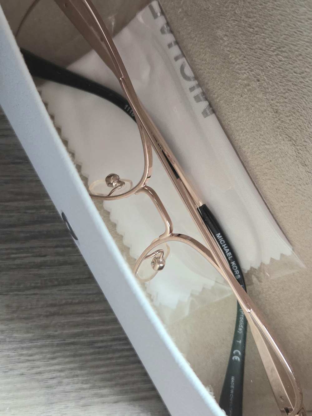 Michael Kors MK3019 Procidais a women's Rose Gold Aviator-Style Metal Glasses - Picture 13 of 16